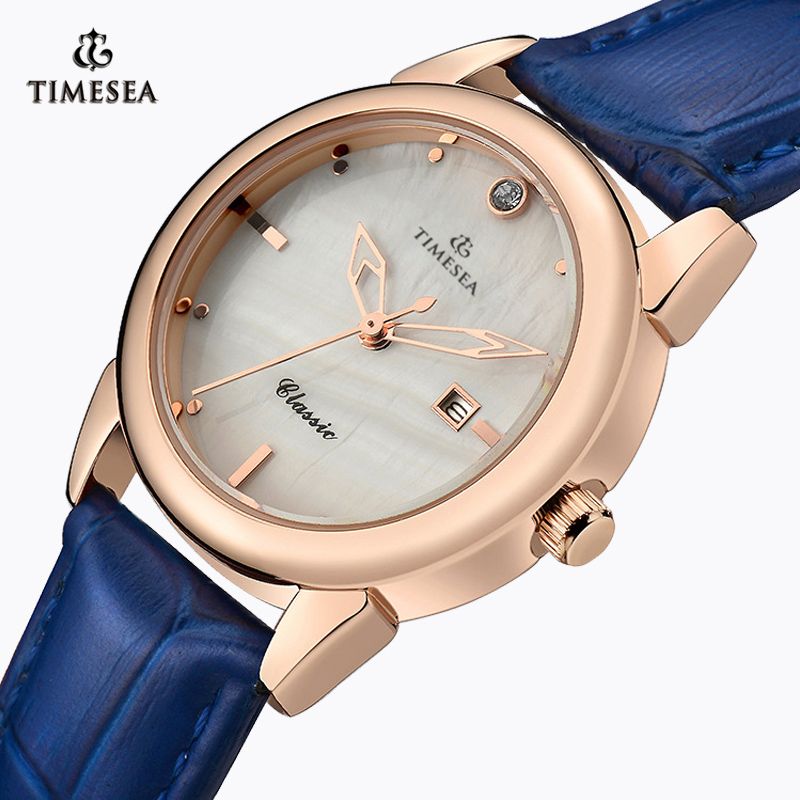 China Wholesale Stainless Steel Watch Quartz Water Resistant Girls Watch 71080