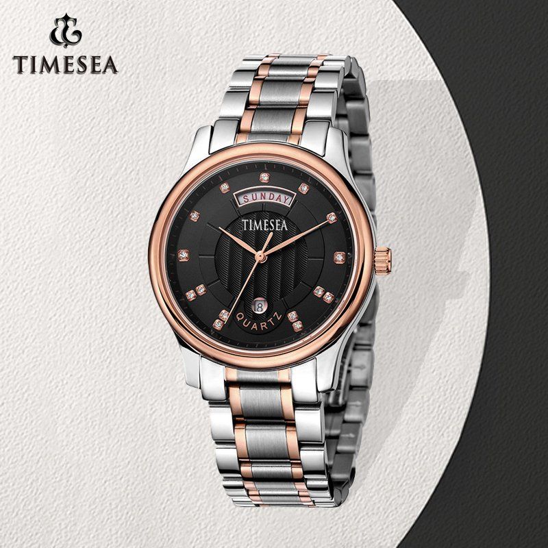 Fashion Ladies Mens Quartz Stainless Steel Wrist Watch 72145